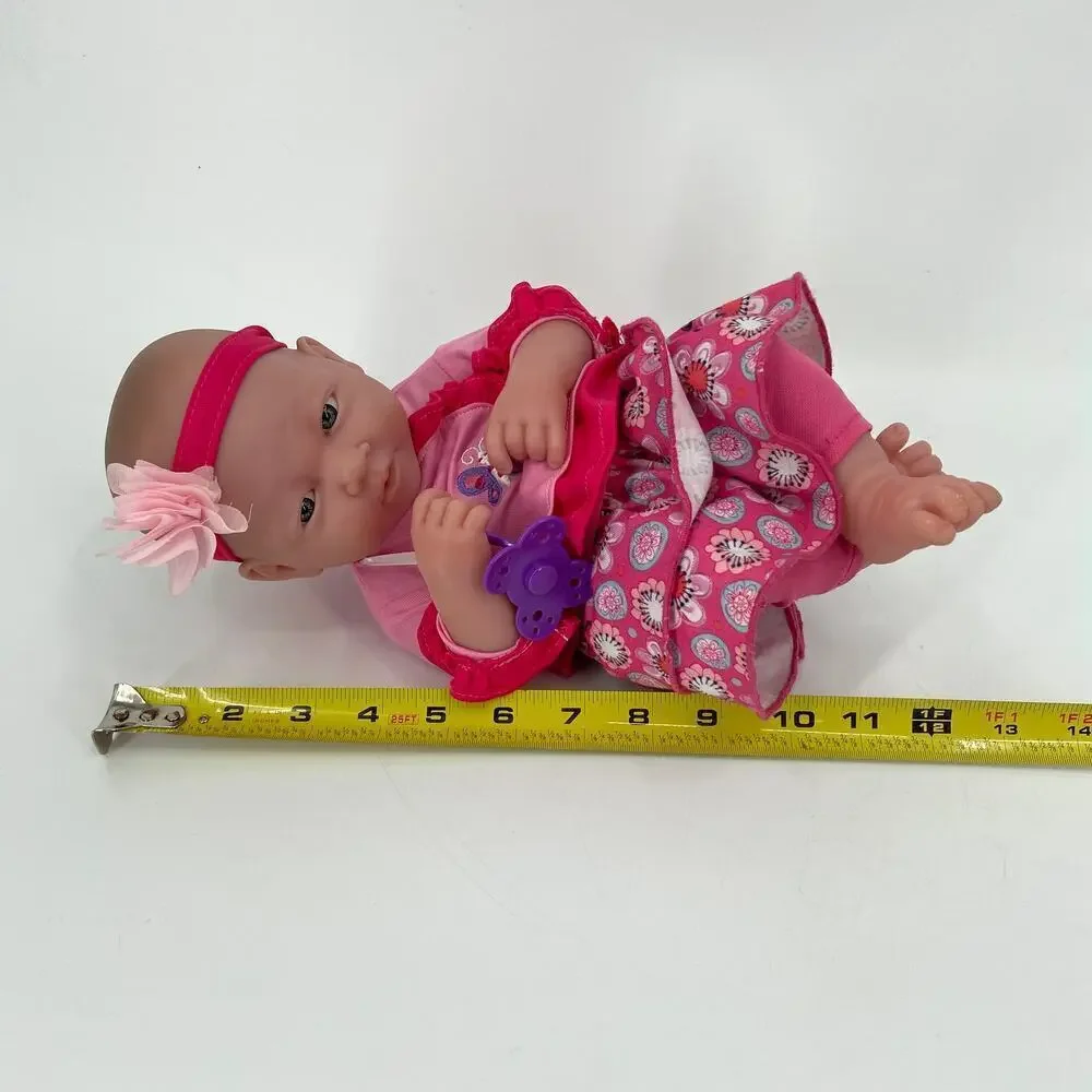 Berenguer Newborn Baby Girl Doll Realistic with Outfit Headband 12‎ Inch